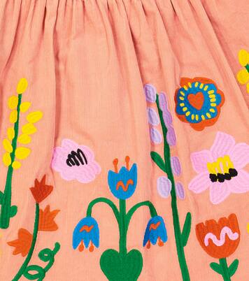 Embroidered cotton dress | Stella McCartney Kids