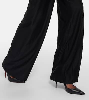 Halterneck jersey jumpsuit | Costarellos