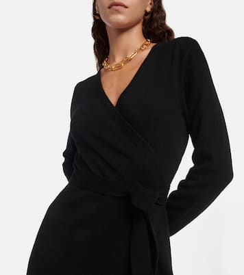 Robe portefeuille Astrid en laine et cachemire | Diane von Furstenberg