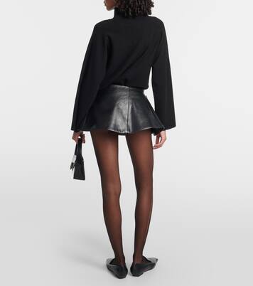 Minirock Ralfa aus Leder | Khaite