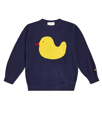 Intarsia wool-blend sweater | Bobo Choses