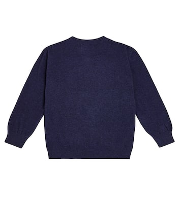 Intarsia wool-blend sweater | Bobo Choses