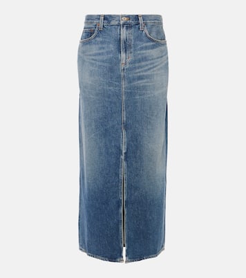 Leif denim maxi skirt | Agolde