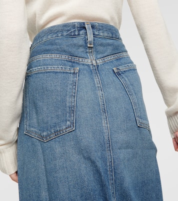 Leif denim maxi skirt | Agolde