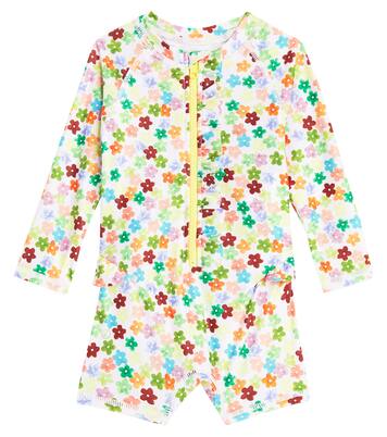Baby Nigella floral rashguard swimsuit | Molo