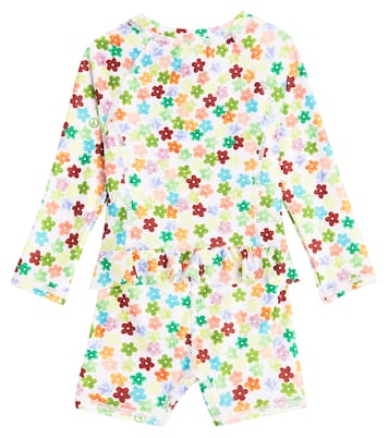 Baby Nigella floral rashguard swimsuit | Molo