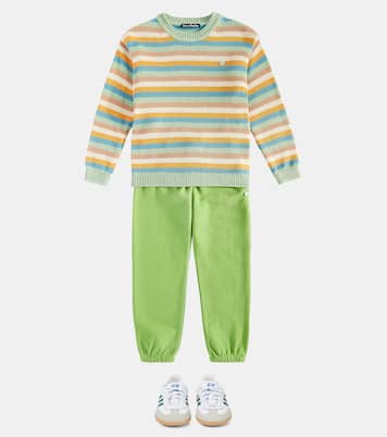 Striped cotton sweater | Acne Studios Kids