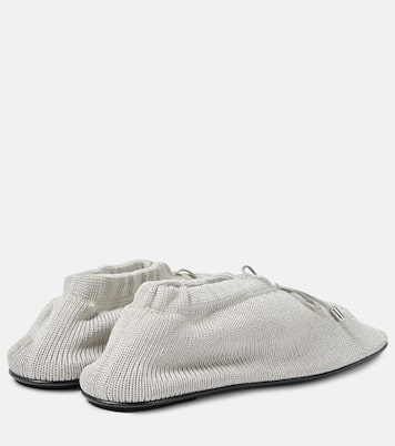 Bow-detail crochet flats | Toteme