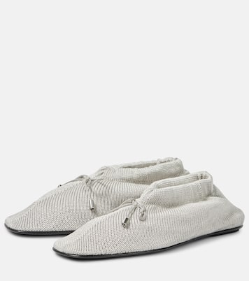 Bow-detail crochet flats | Toteme