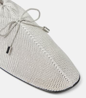 Bow-detail crochet flats | Toteme
