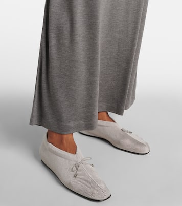 Bow-detail crochet flats | Toteme