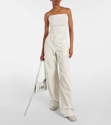 High-Rise Wide-Leg Jeans Dem | Entire Studios