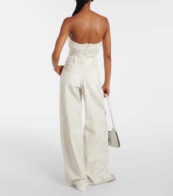 High-Rise Wide-Leg Jeans Dem | Entire Studios