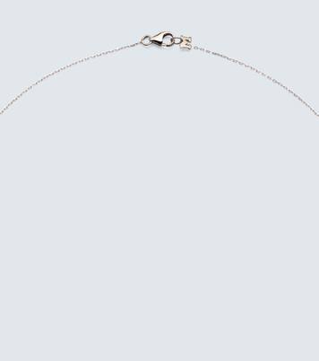 Collier en or blanc 14 ct et diamants | Mateo