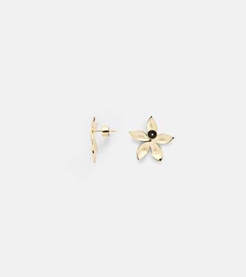 Boucles d'oreilles Golden Blossom en or 18 ct et diamants | Ileana Makri