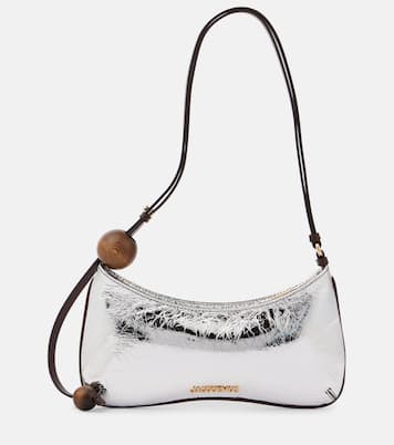 Le Bisou Perle metallic leather shoulder bag | Jacquemus