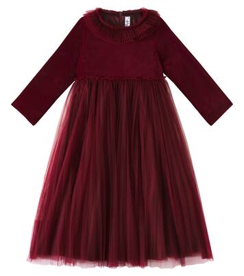 Robe en velours et tulle | Il Gufo