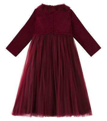 Robe en velours et tulle | Il Gufo