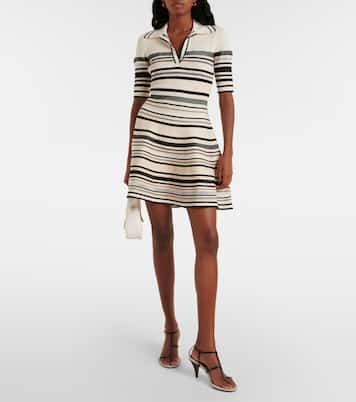 Robe Dessie rayée en maille | Simkhai