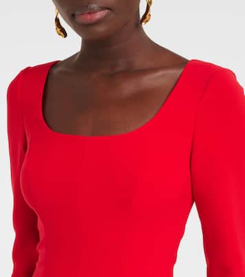  Crêpe midi dress | Carolina Herrera