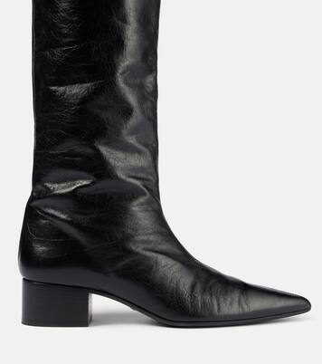 Andee leather over-the-knee boots | Khaite