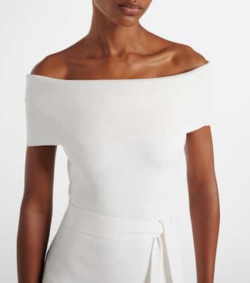 Off-Shoulder-Midikleid Mariana aus Strick | Rebecca Vallance