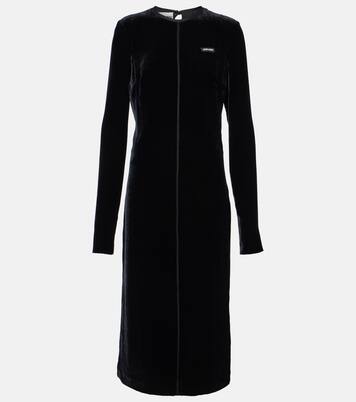 Satin midi dress | Miu Miu