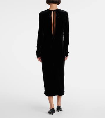 Satin midi dress | Miu Miu