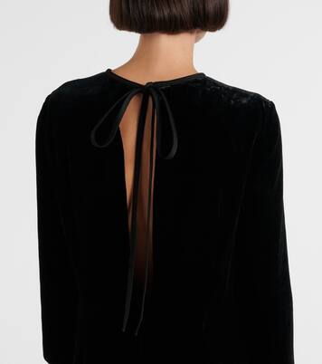 Satin midi dress | Miu Miu