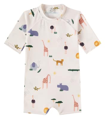 Baby Thor printed rashguard swimsuit | Liewood