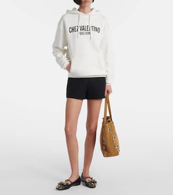 Hoodie Chez Valentino aus Baumwoll-Jersey | Valentino