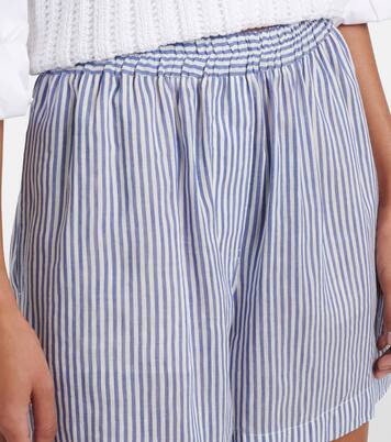 Linen and silk Bermuda short | Brunello Cucinelli