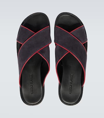 Sandali Otawi in suede | Manolo Blahnik