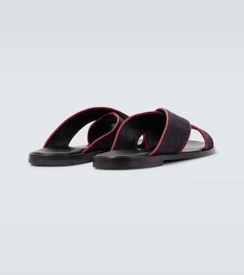 Sandali Otawi in suede | Manolo Blahnik