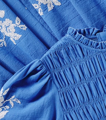 Besticktes Kleid Emmanuelle aus Baumwolle | C'era Una Volta