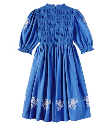 Besticktes Kleid Emmanuelle aus Baumwolle | C'era Una Volta