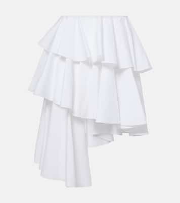 Spiral ruffled miniskirt | Alaïa