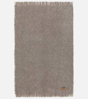 Madornale mohair and wool-blend throw | The House of Lyria