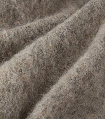 Madornale mohair and wool-blend throw | The House of Lyria