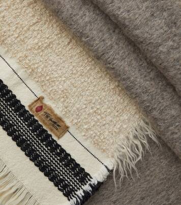 Madornale mohair and wool-blend throw | The House of Lyria