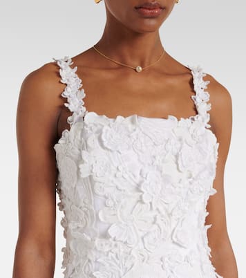 Midikleid aus Guipure-Spitze | Carolina Herrera