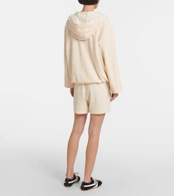 Jacquard cotton-blend terry sweater | Tory Burch