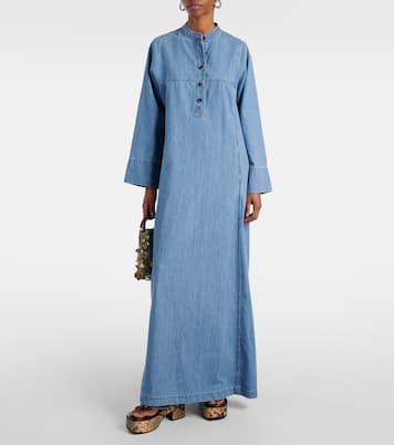 Denim maxi dress | Dries Van Noten