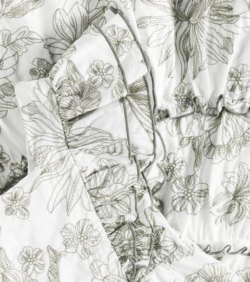 Ruffled floral cotton dress | Tartine et Chocolat