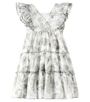 Ruffled floral cotton dress | Tartine et Chocolat