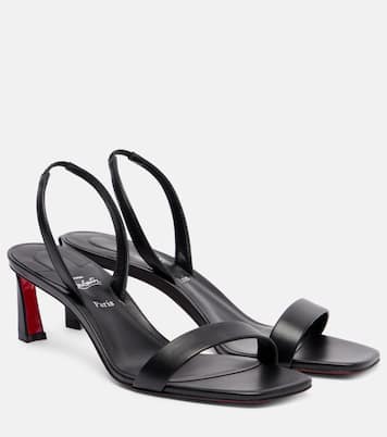 O Condora 55 leather slingback sandals | Christian Louboutin
