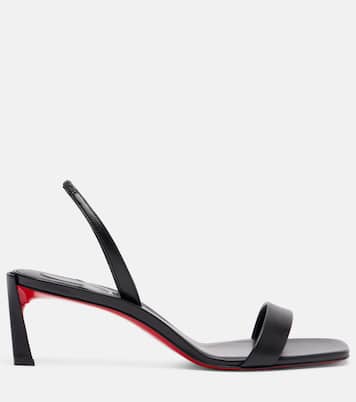 O Condora 55 leather slingback sandals | Christian Louboutin