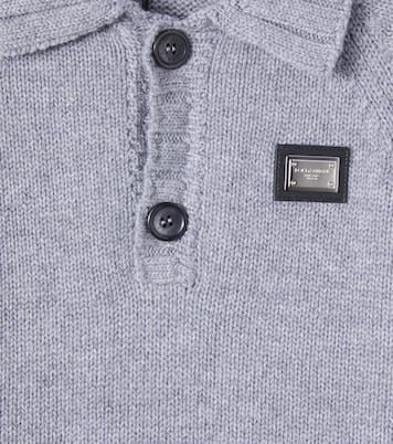 Wool and cashmere polo sweater | Dolce&Gabbana Kids