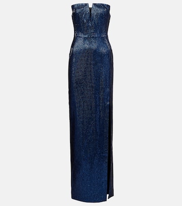 Embellished strapless crêpe gown | Roland Mouret