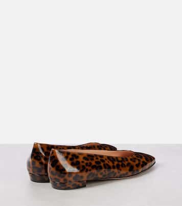 Amelia漆皮芭蕾舞平底鞋 | Gianvito Rossi